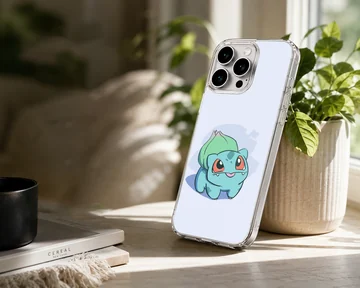 Playful Bulbasaur cartoon design phone case — Lifestyle