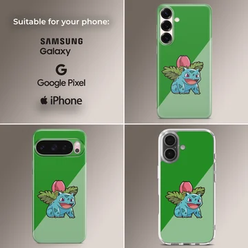 Bulbasaur cartoon design phone case — Collage