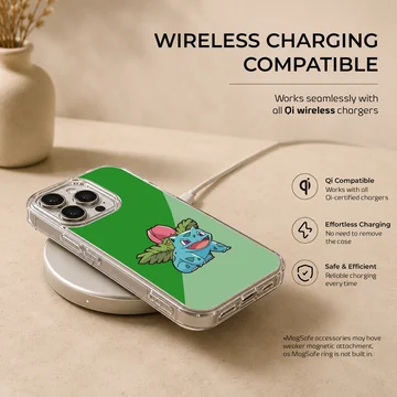 Bulbasaur cartoon design phone case — Charging