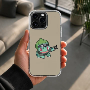 Bulbasaur cartoon character with playful design on phone case — Lifestyle