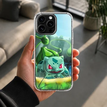 Bulbasaur digital illustration on a phone case. — Lifestyle