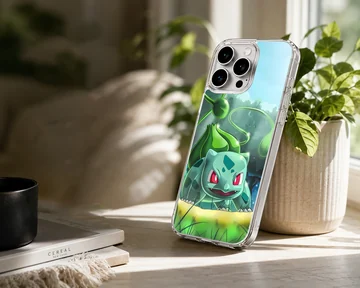 Bulbasaur digital illustration on a phone case. — Lifestyle
