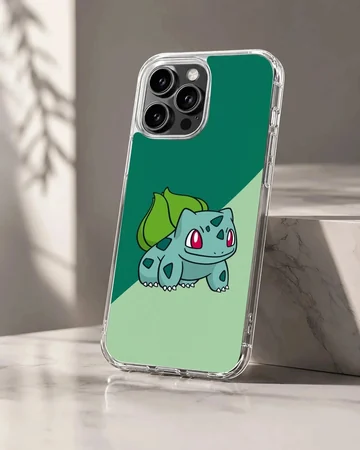 Bulbasaur cartoon design on phone case