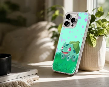 Bulbasaur cartoon design on phone case — Lifestyle