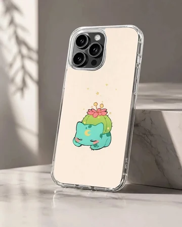 Bulbasaur cartoon design on phone case