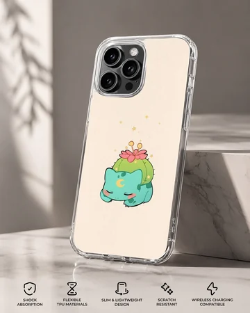 Bulbasaur cartoon design on phone case — Specs