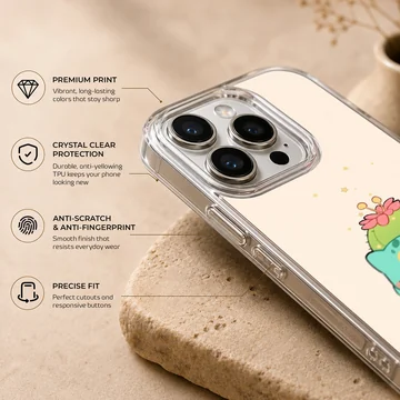 Bulbasaur cartoon design on phone case — Info
