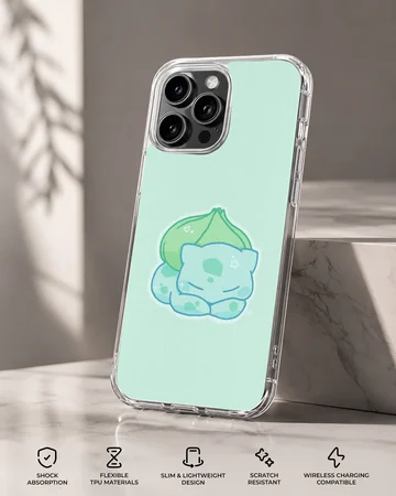 Bulbasaur cartoon design on phone case — Specs