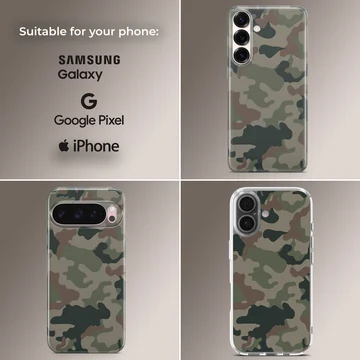 Classic camouflage pattern phone case — Collage