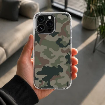 Classic camouflage pattern phone case — Lifestyle