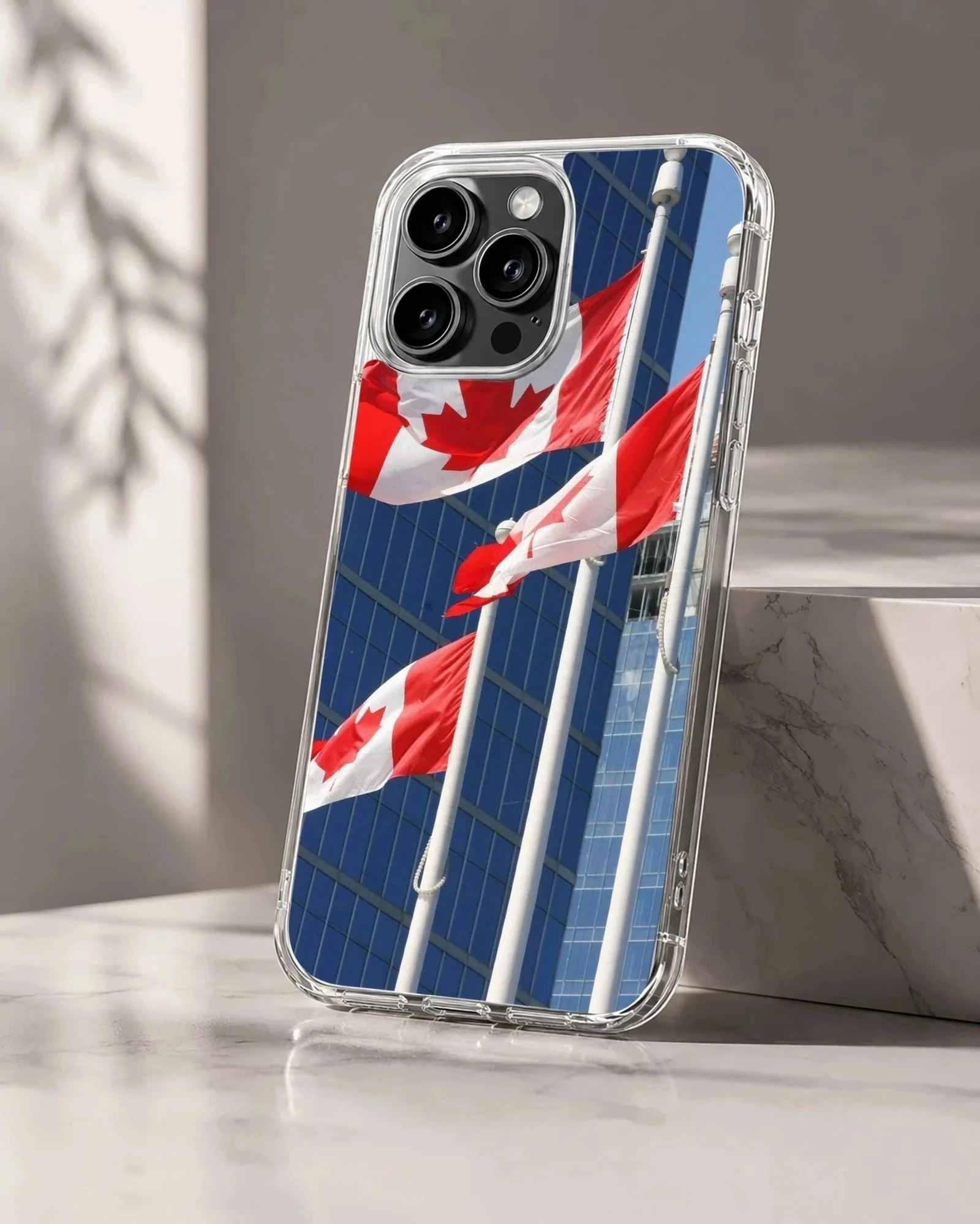 Canadian flag photographic print phone case
