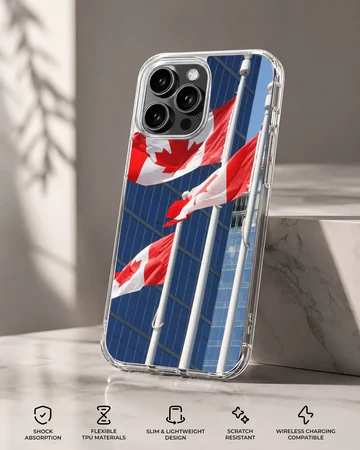 Canadian flag photographic print phone case — Specs