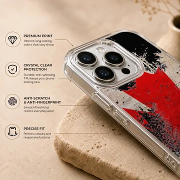 Distressed red maple leaf Canadian flag phone case — Info