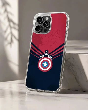 Heroic shield emblem digital illustration phone case