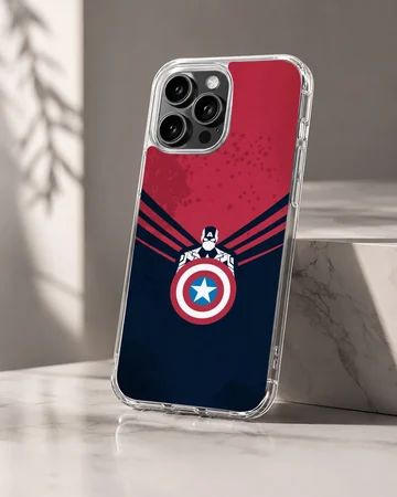 Heroic shield emblem digital illustration phone case — Hero