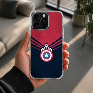 Heroic shield emblem digital illustration phone case — Lifestyle