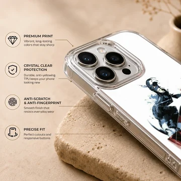 Captain America hero artwork with circular red, white, and blue shield on a phone case — Info