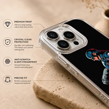 Captain America graphic holding a shield and hammer on a black background phone case — Info