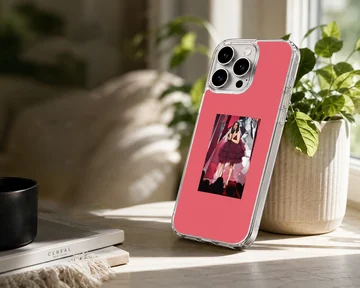 Cardi B performing on stage in a voluminous red dress phone case — Lifestyle