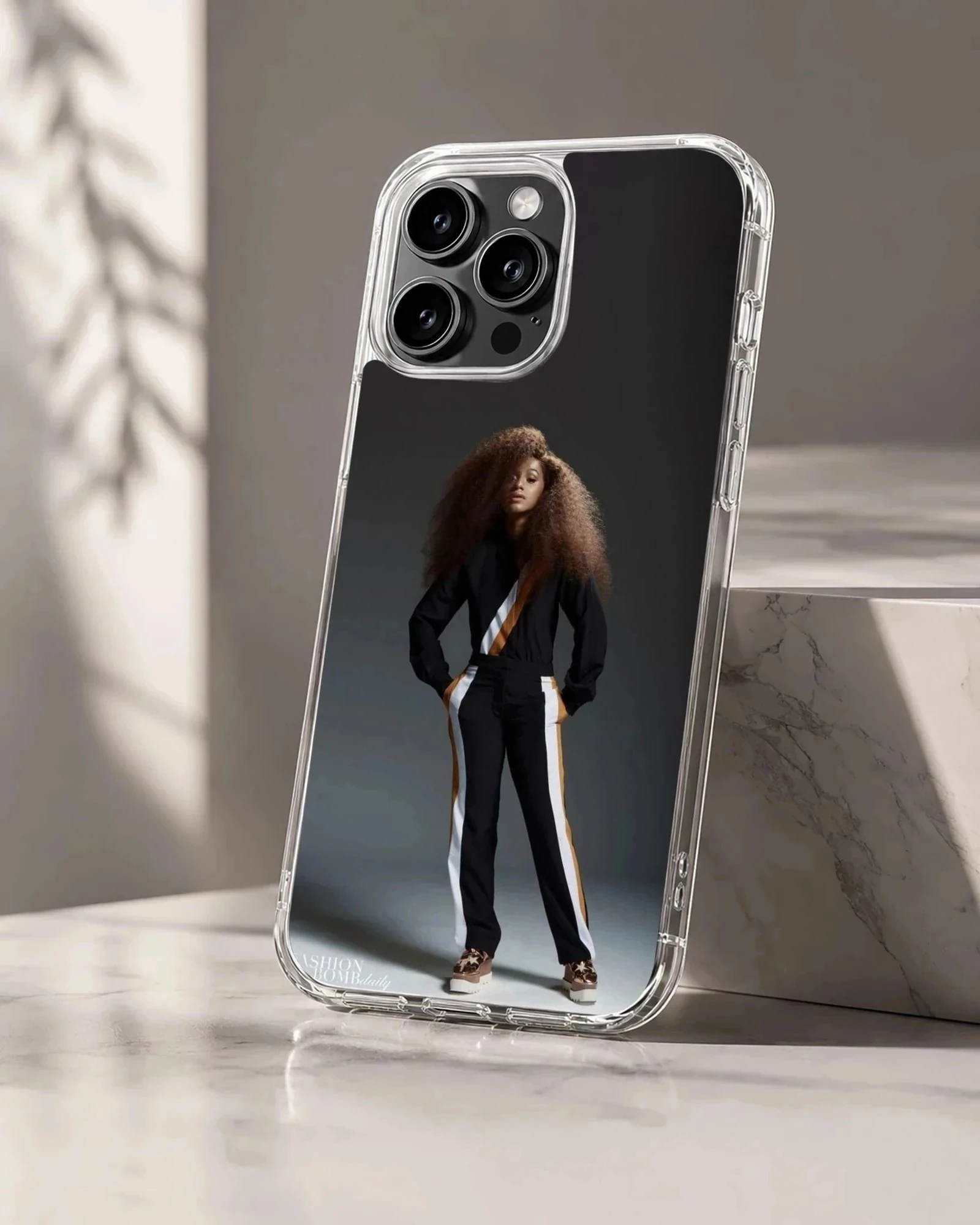 Cardi B703 music icon graphic printed on a slim matte phone case
