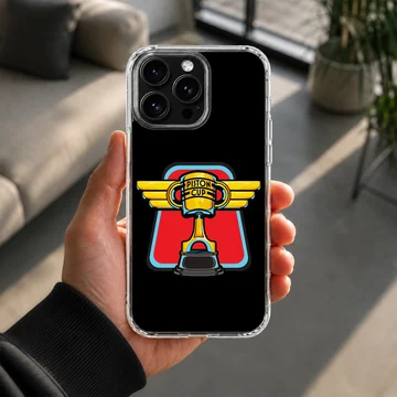 Piston Cup Racing Trophy graphic illustration phone case — Lifestyle
