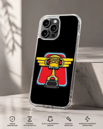 Piston Cup Racing Trophy graphic illustration phone case — Specs