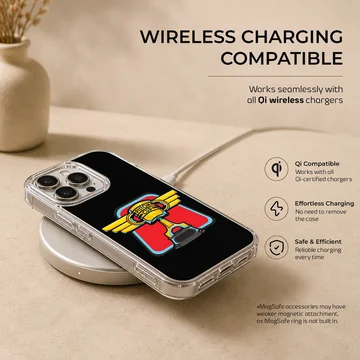 Piston Cup Racing Trophy graphic illustration phone case — Charging