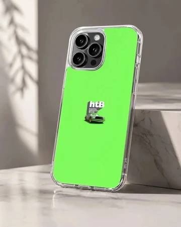 Vibrant green racing cars theme printed on a matte snap phone case