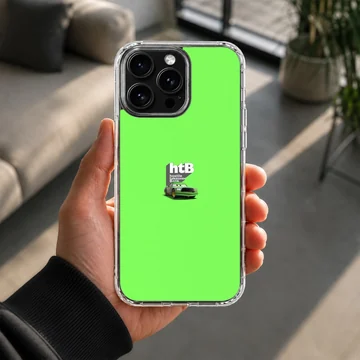 Vibrant green racing cars theme printed on a matte snap phone case — Lifestyle