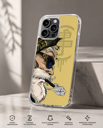 Cartoon weed old school character graphic illustration on a phone case — Specs