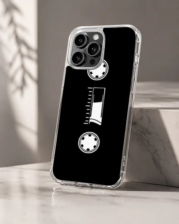 Cassettes phone case featuring retro music design — Hero