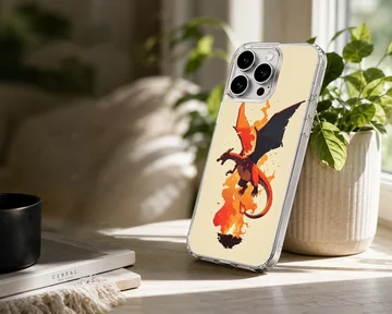 Flame Dragon Digital Art Gaming Phone Case — Lifestyle
