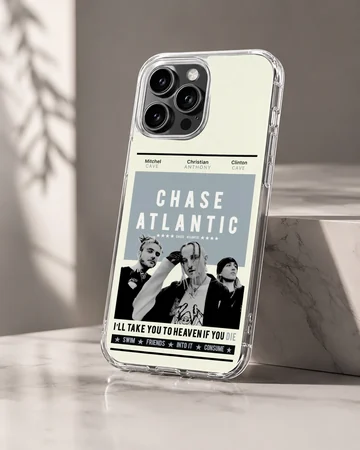 Chase Atlantic music poster artwork printed on a matte phone case — Hero