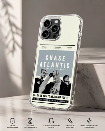 Chase Atlantic music poster artwork printed on a matte phone case — Specs
