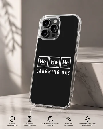 Chemistry Theme Laughing Gas periodic table elements phone case with matte finish — Specs