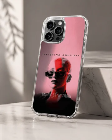Christina Aguilera The X Tour concert artwork on a slim TPU snap phone case — Hero