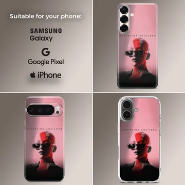 Christina Aguilera The X Tour concert artwork on a slim TPU snap phone case — Collage