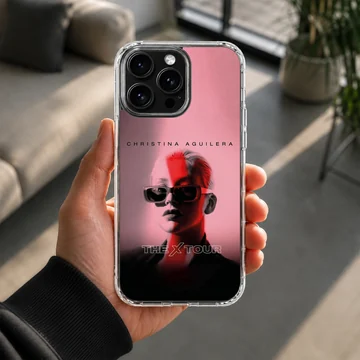 Christina Aguilera The X Tour concert artwork on a slim TPU snap phone case — Lifestyle