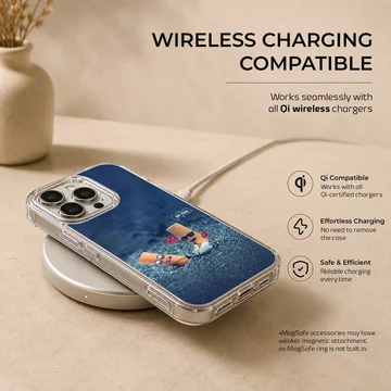 A humorous cartoon illustration of two cigarette characters boxing on a blue background phone case — Charging