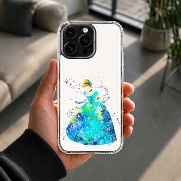 Cinderella phone case with magical aqua design — Lifestyle