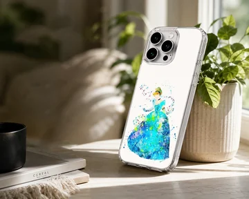 Cinderella phone case with magical aqua design — Lifestyle