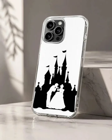 Cinderella Castle Silhouette Phone Case