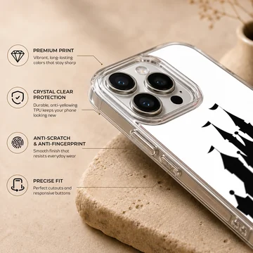 Cinderella Castle Silhouette Phone Case — Info