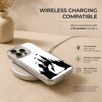 Cinderella Castle Silhouette Phone Case — Charging