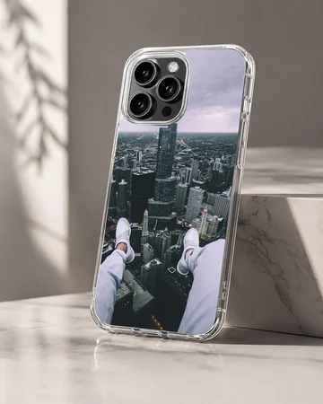 City View urban skyline photography printed on a matte phone case — Hero