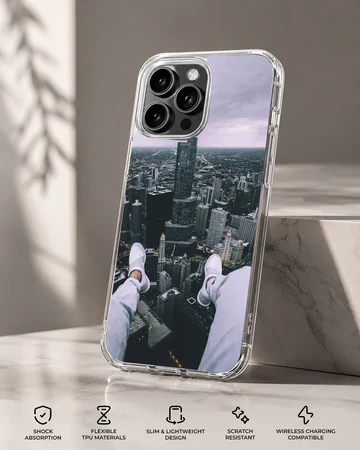 City View urban skyline photography printed on a matte phone case — Specs