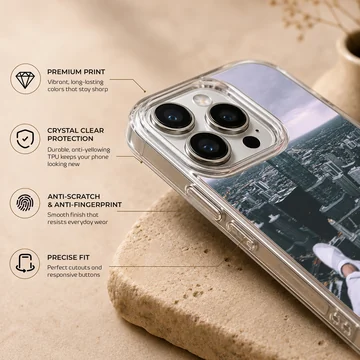 City View urban skyline photography printed on a matte phone case — Info
