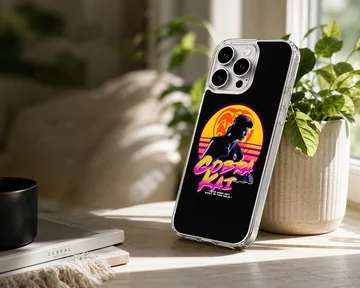 Cobra Kai retro sun digital illustration phone case — Lifestyle