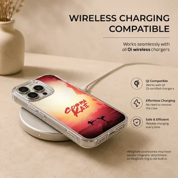 Cobra Kai phone case with energetic design — Charging