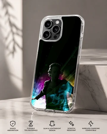 Colorful concert silhouette art printed on a phone case — Specs
